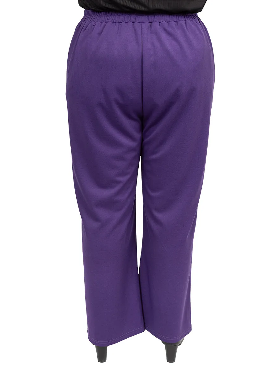 Sybil Ponte Pants - Purple