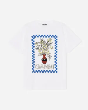T-shirt Flowers Light - Bright White