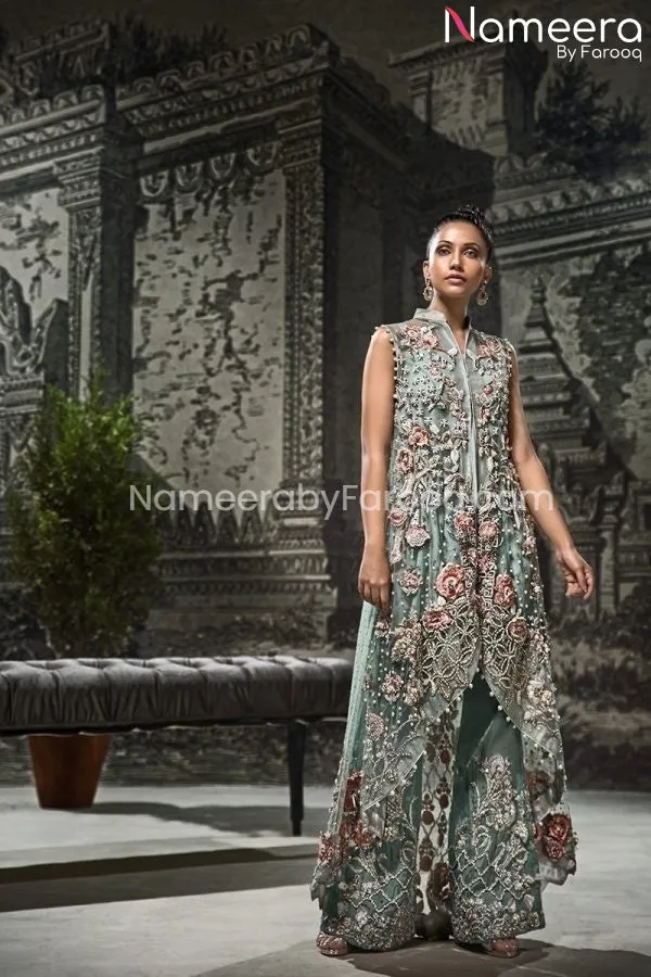 Tail Maxi Dress Pakistani Wedding Wear Online #PN22