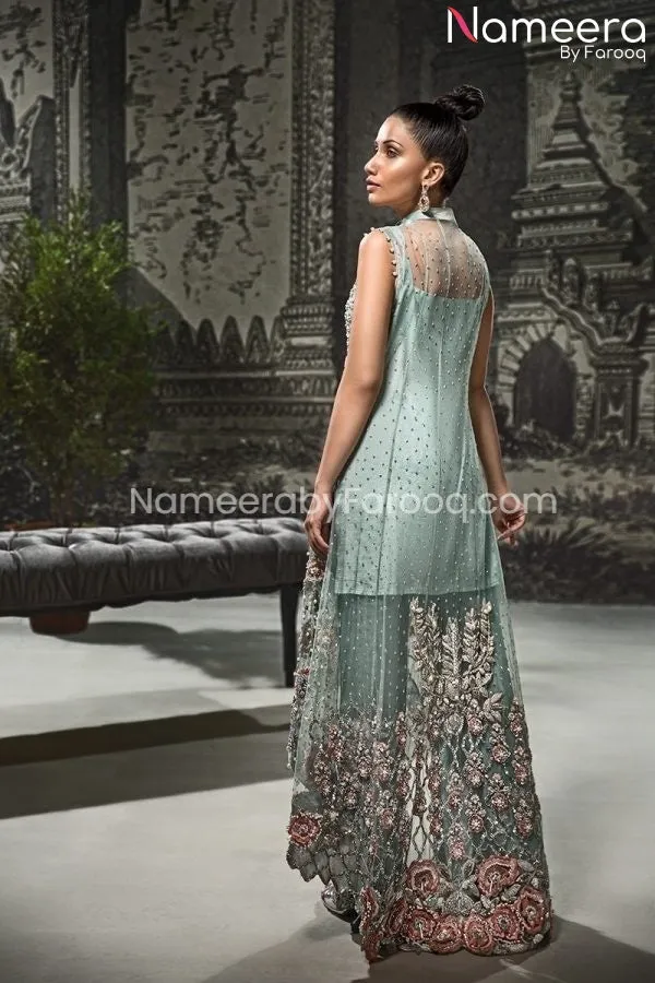Tail Maxi Dress Pakistani Wedding Wear Online #PN22
