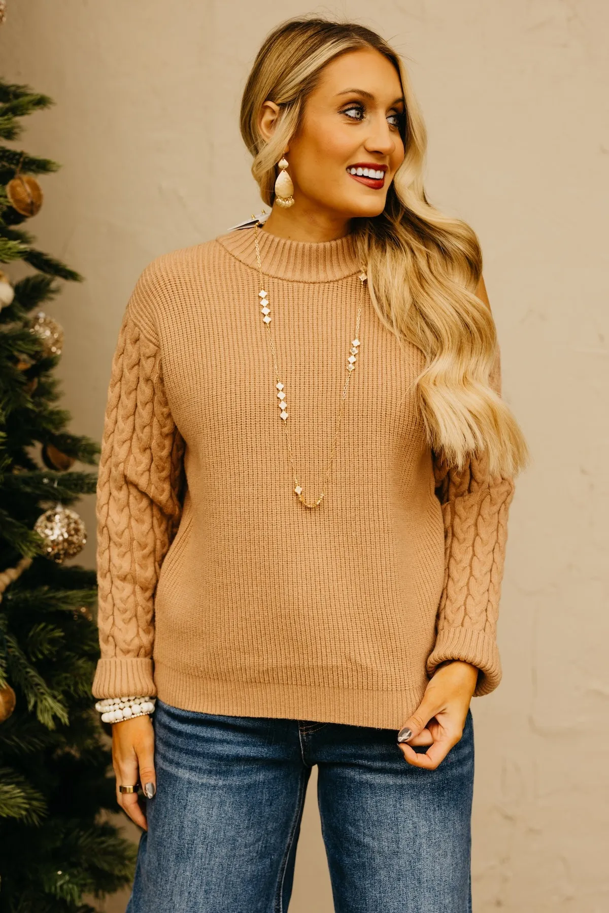 The Thorne Cold Shoulder Sweater