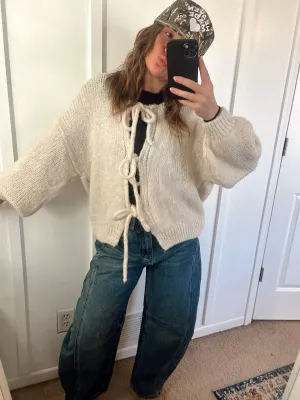 Tie Front Cardi