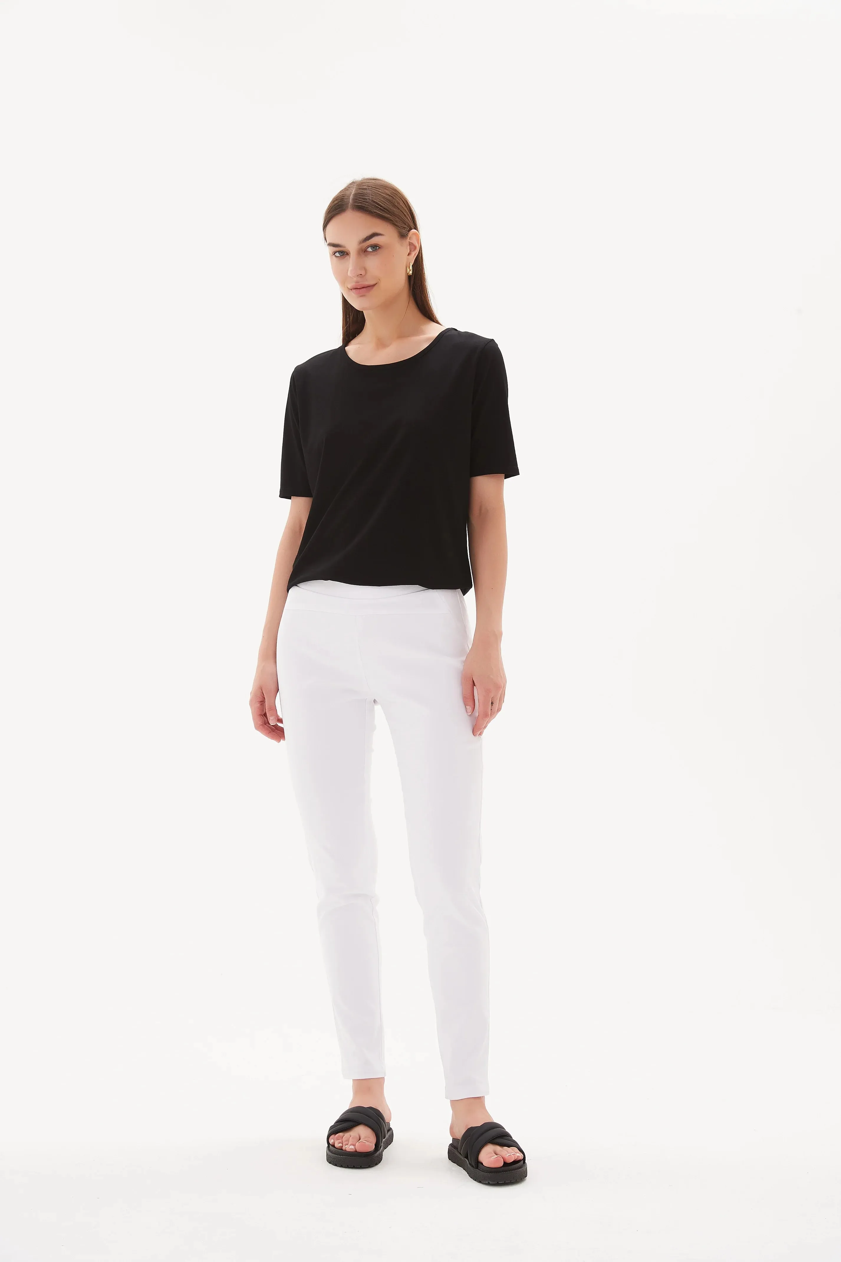 Tirelli - Straight Pant - White