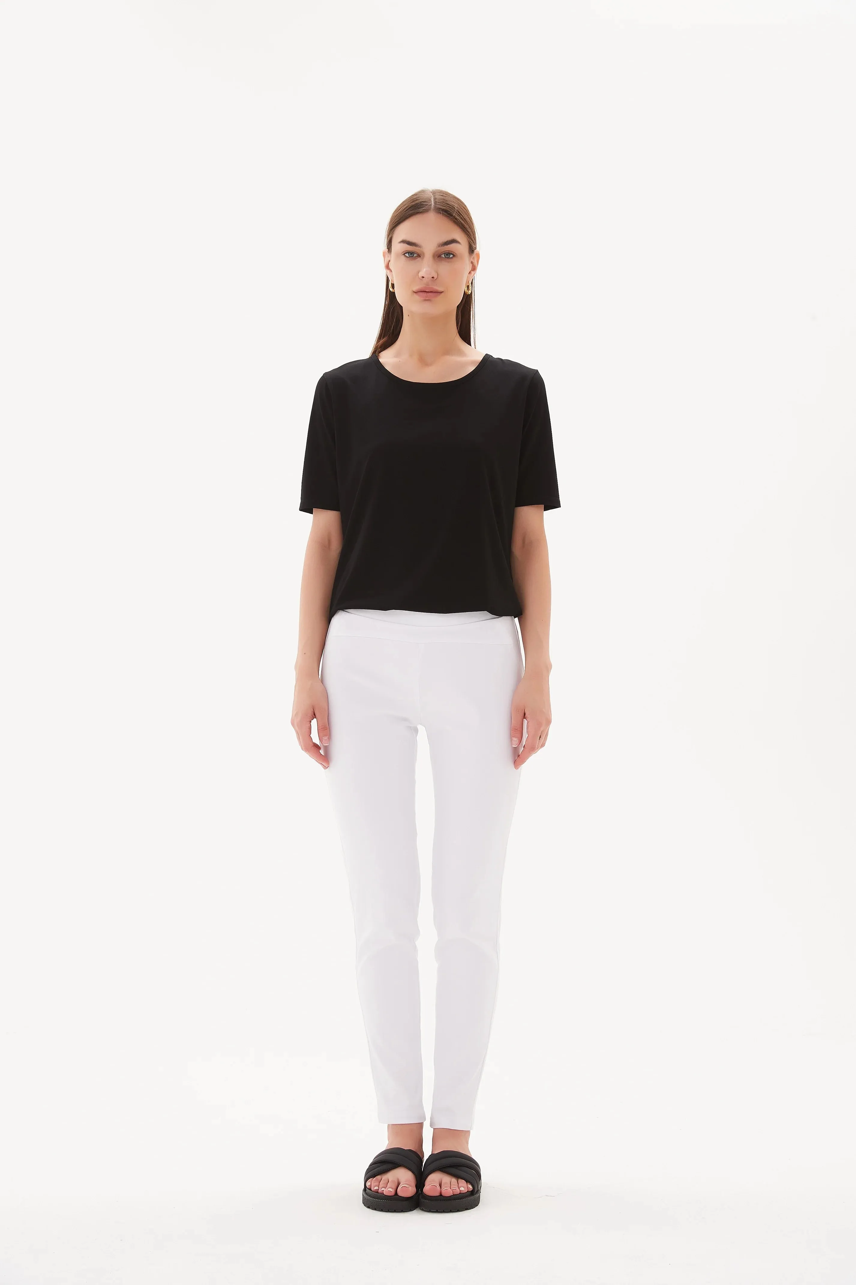 Tirelli - Straight Pant - White