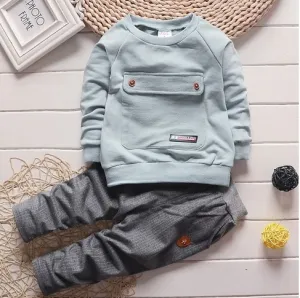 toddler baby clothes children suit 0-3 years old suit   pants children's sportswear boys girls children's clothing brand