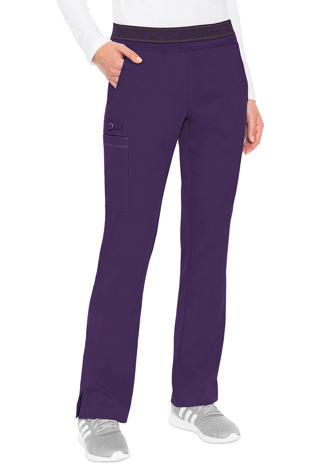 Touch MC7739 Yoga 2 Cargo Pocket Pants Eggplant