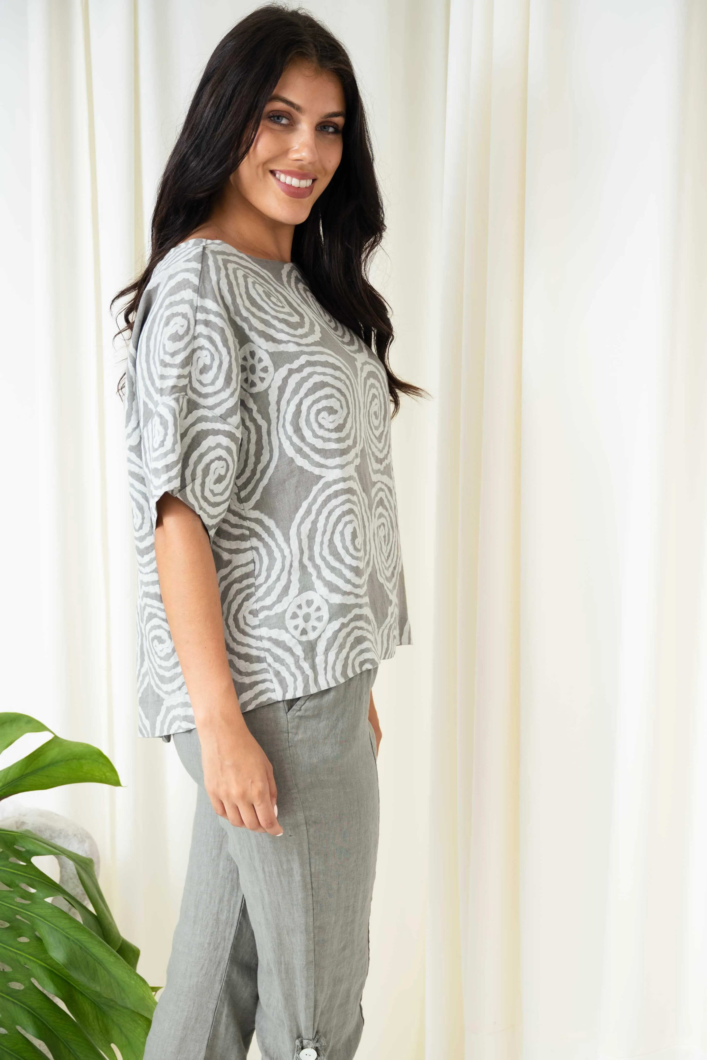 Trento Top | Drizzle Swirl