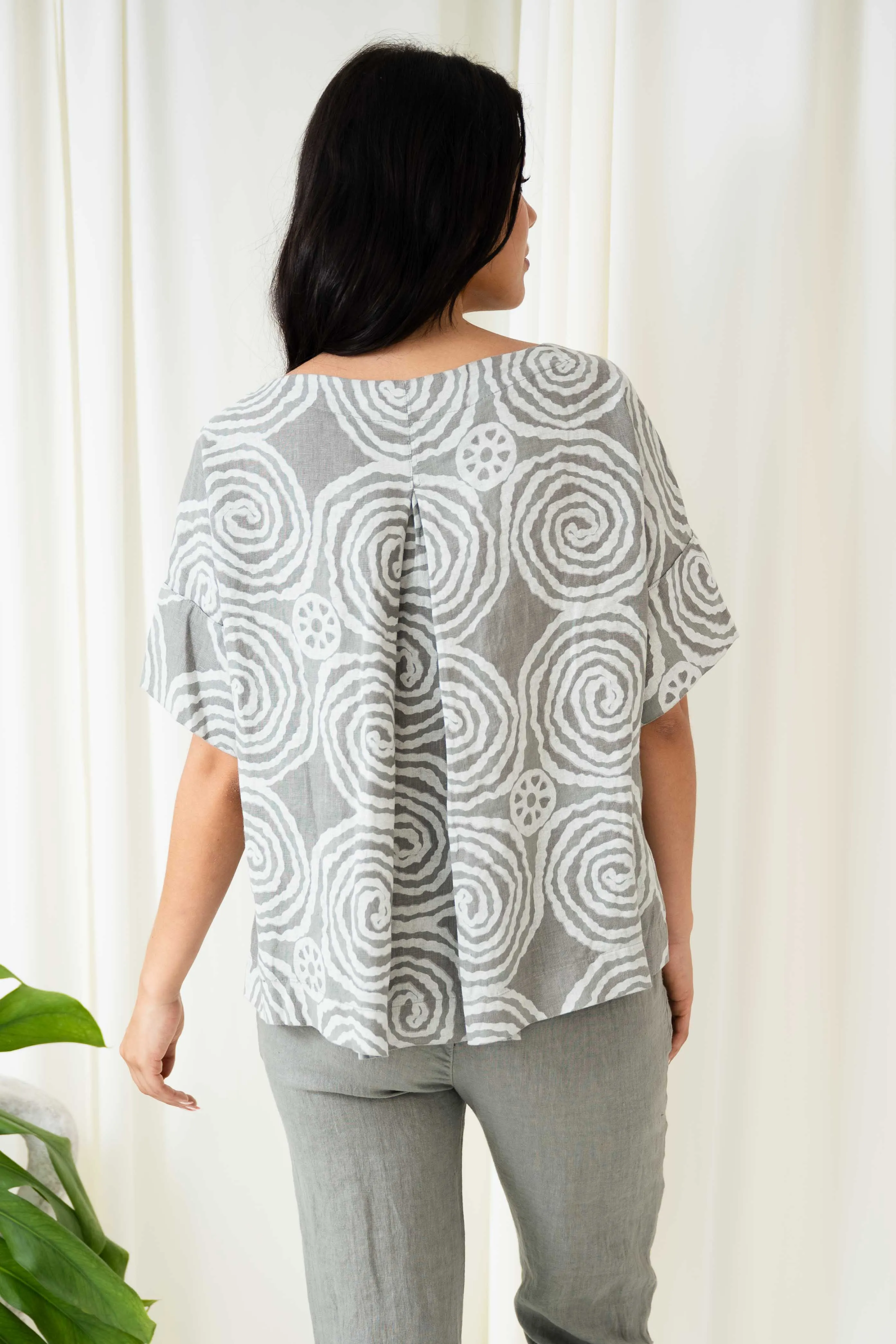 Trento Top | Drizzle Swirl