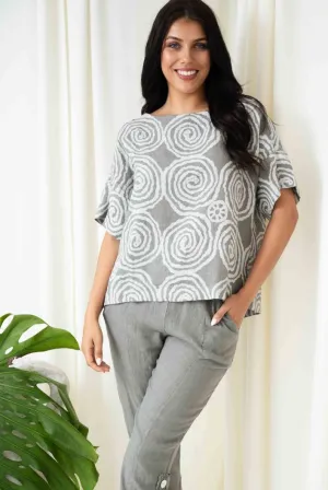Trento Top | Drizzle Swirl