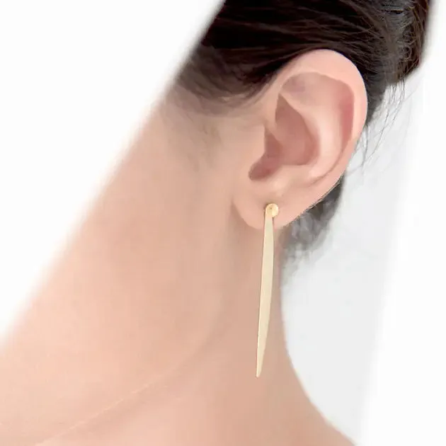Twins Ear Jackets, Silver   Black