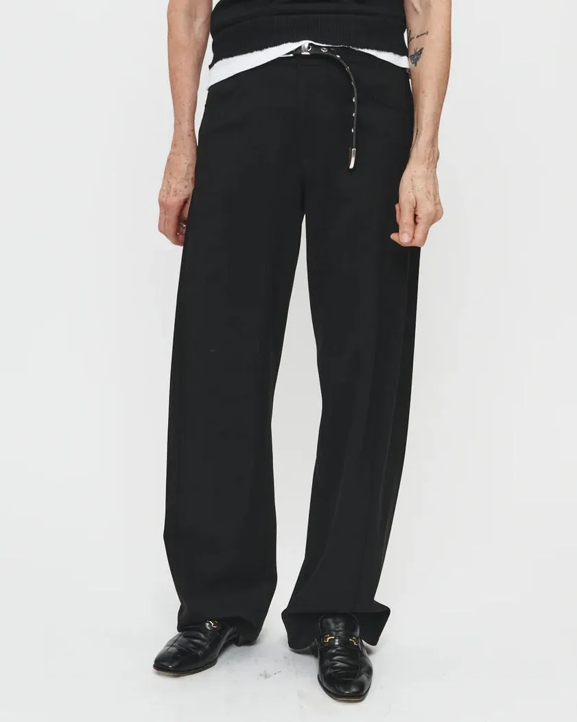 Twisted Seam Pant Black
