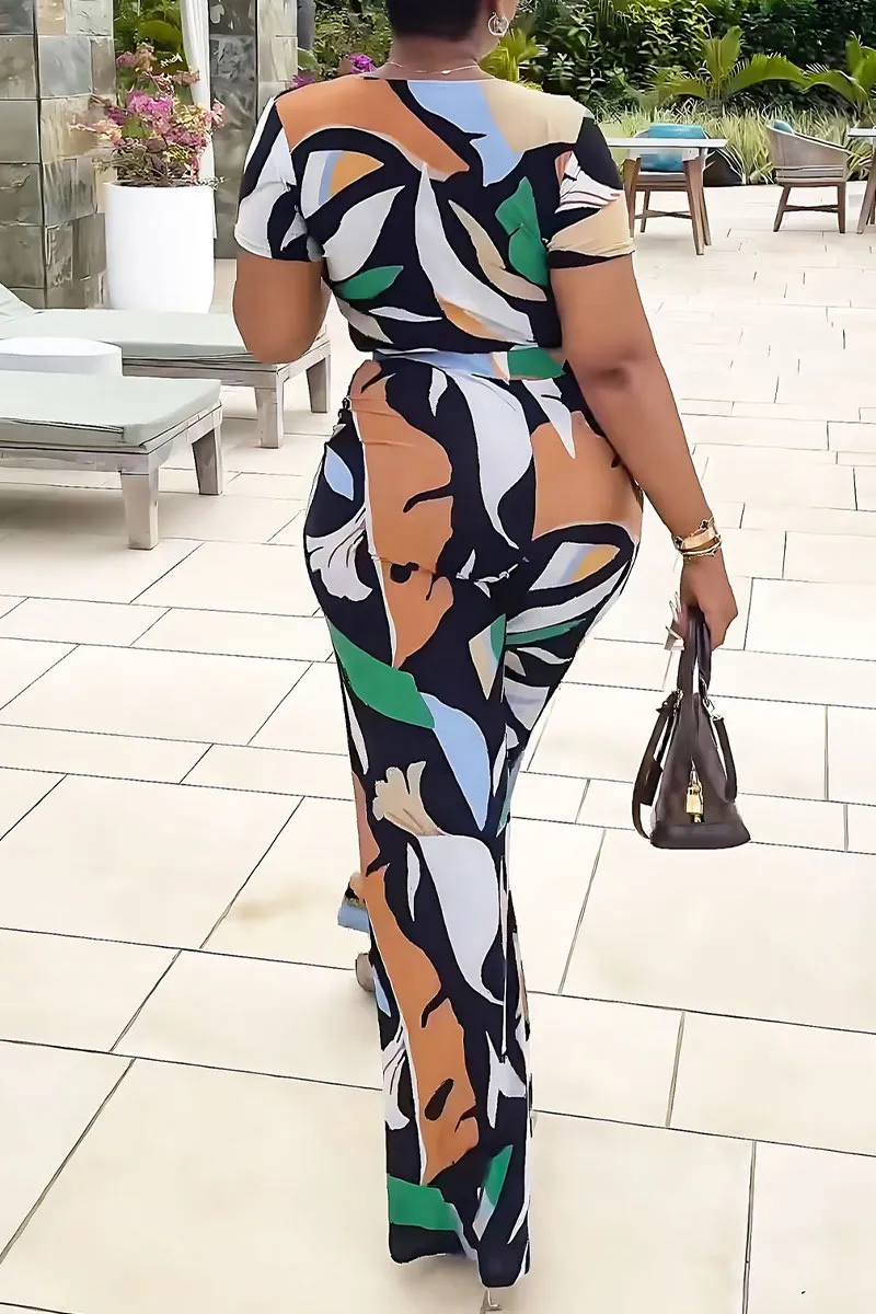 UG0465 Graphic Tee and Pants Set