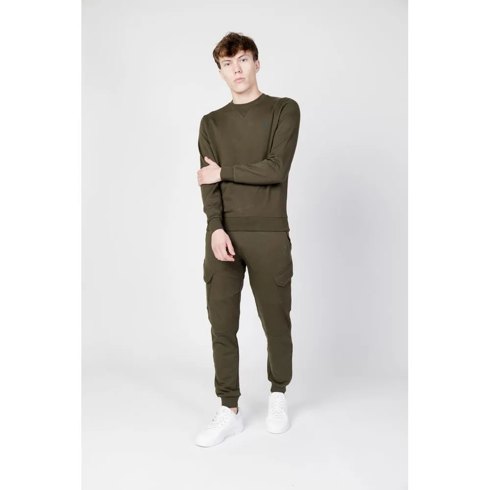 U.S. POLO ASSN. Green Cotton Sweater
