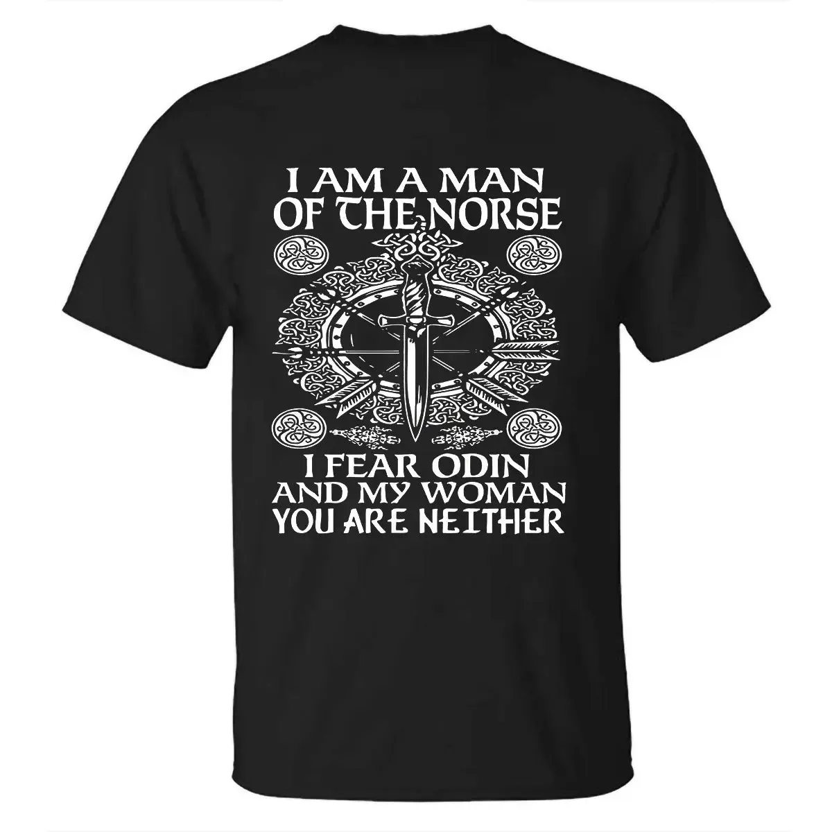 Viking I Am A Man Of The Norse Printed Men's T-shirt