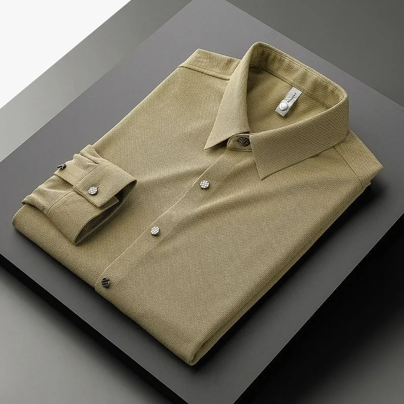 Vintage Pique Knit Textured Shirts