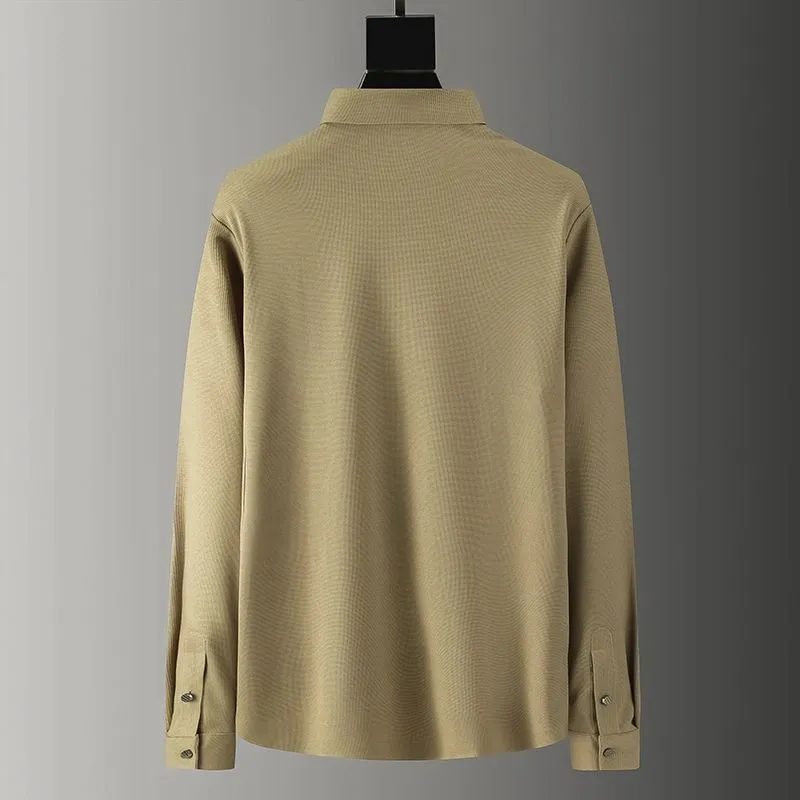 Vintage Pique Knit Textured Shirts
