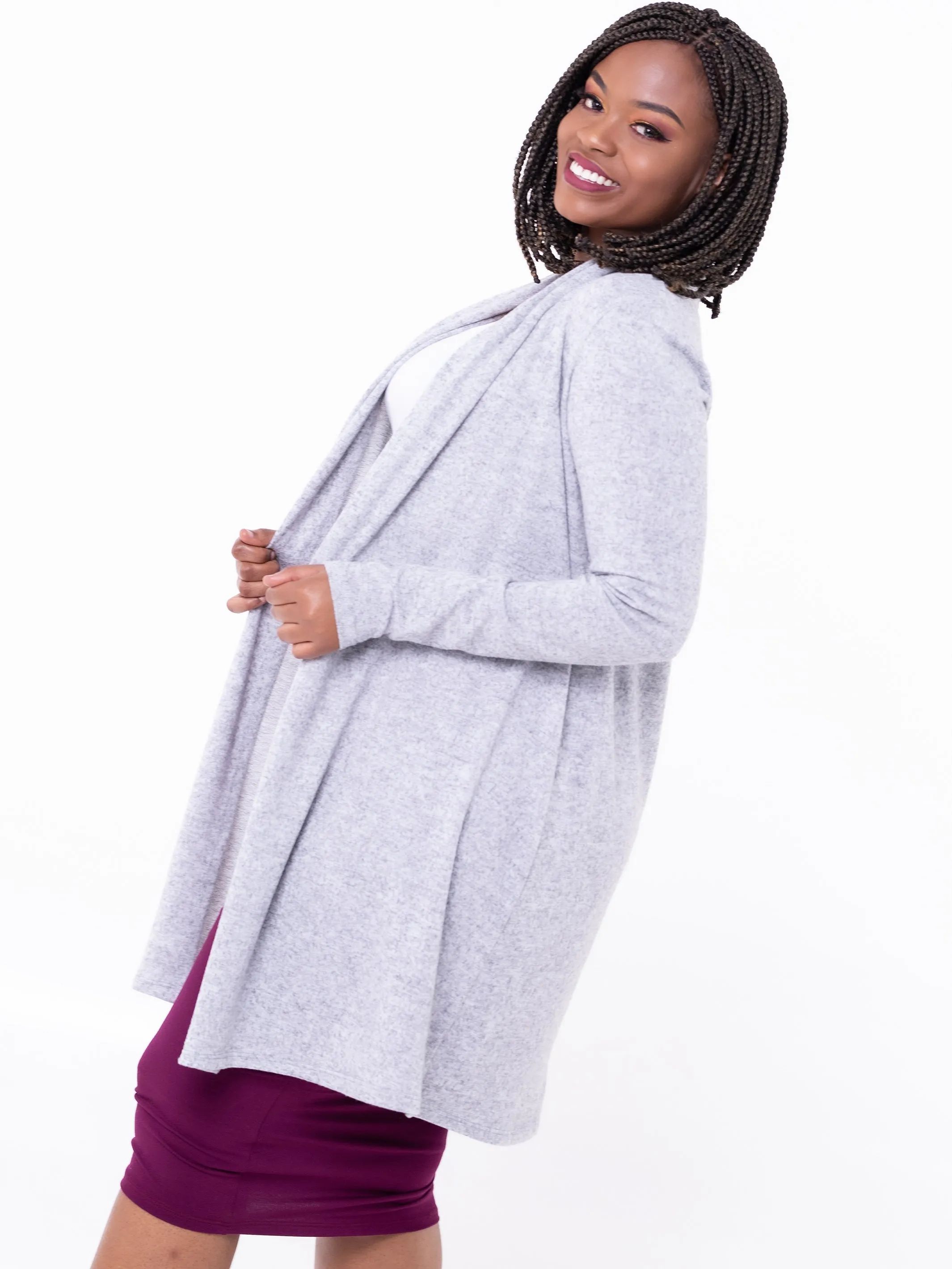 Vivo Basic May Sweater - Light Grey