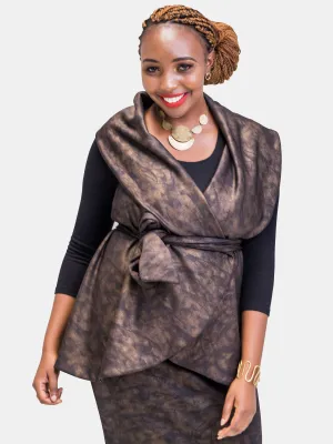 Vivo Naila Double Layered Chichi Coat - Gold