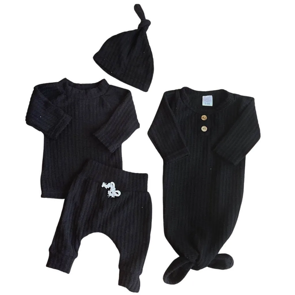 Waffle Knit Outfit   Gown Bundle