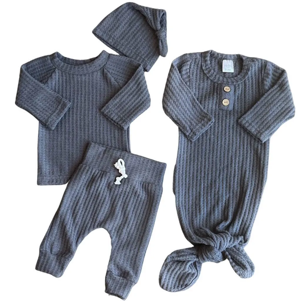 Waffle Knit Outfit   Gown Bundle