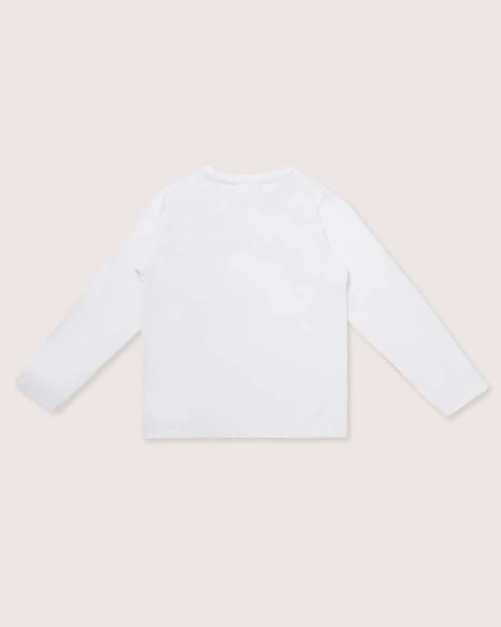 White Lucky Stars Slogan Print Top
