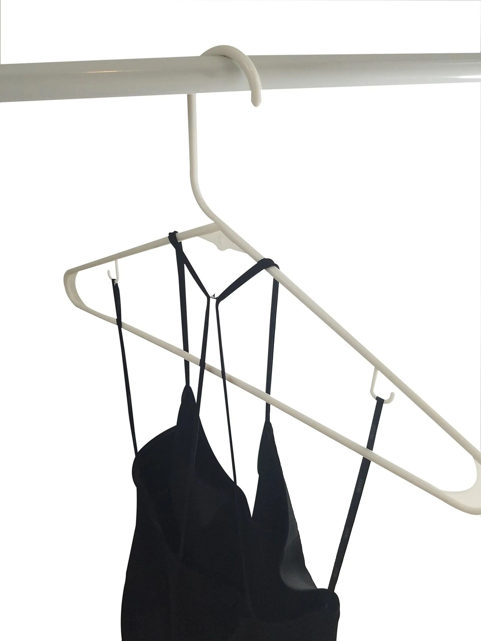 White Plastic Clothes Hangers | The Best Choice Everyday Standard Suit Clothe Hanger Target Set | Bulk Beauty Closet Room Pack | Adult Clothing Drying Rack Dress Form Shirt Coat Hangers with J Hooks