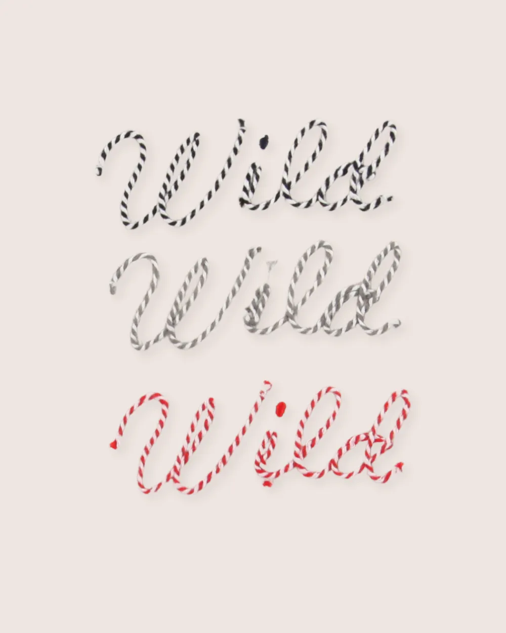 White Wild Solgan Print Top