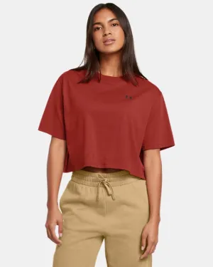 Women's Boxy Crop Logo Short Sleeve