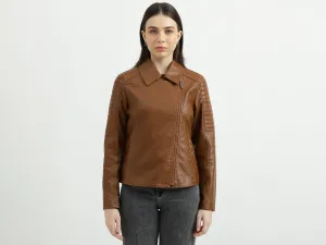 Women's Full Sleeves Biker Jacket