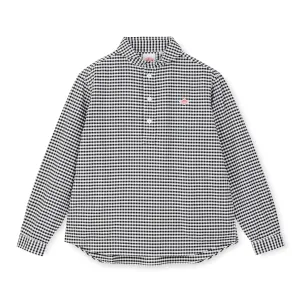 WOMEN'S OXFORD ROUND COLLAR PULLOVER SHIRT PATTERN