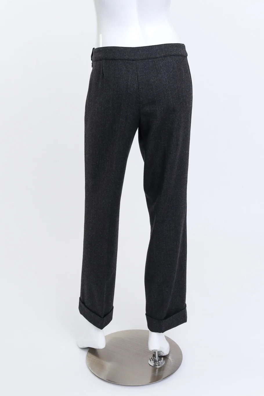 Wool Blend Western Pant