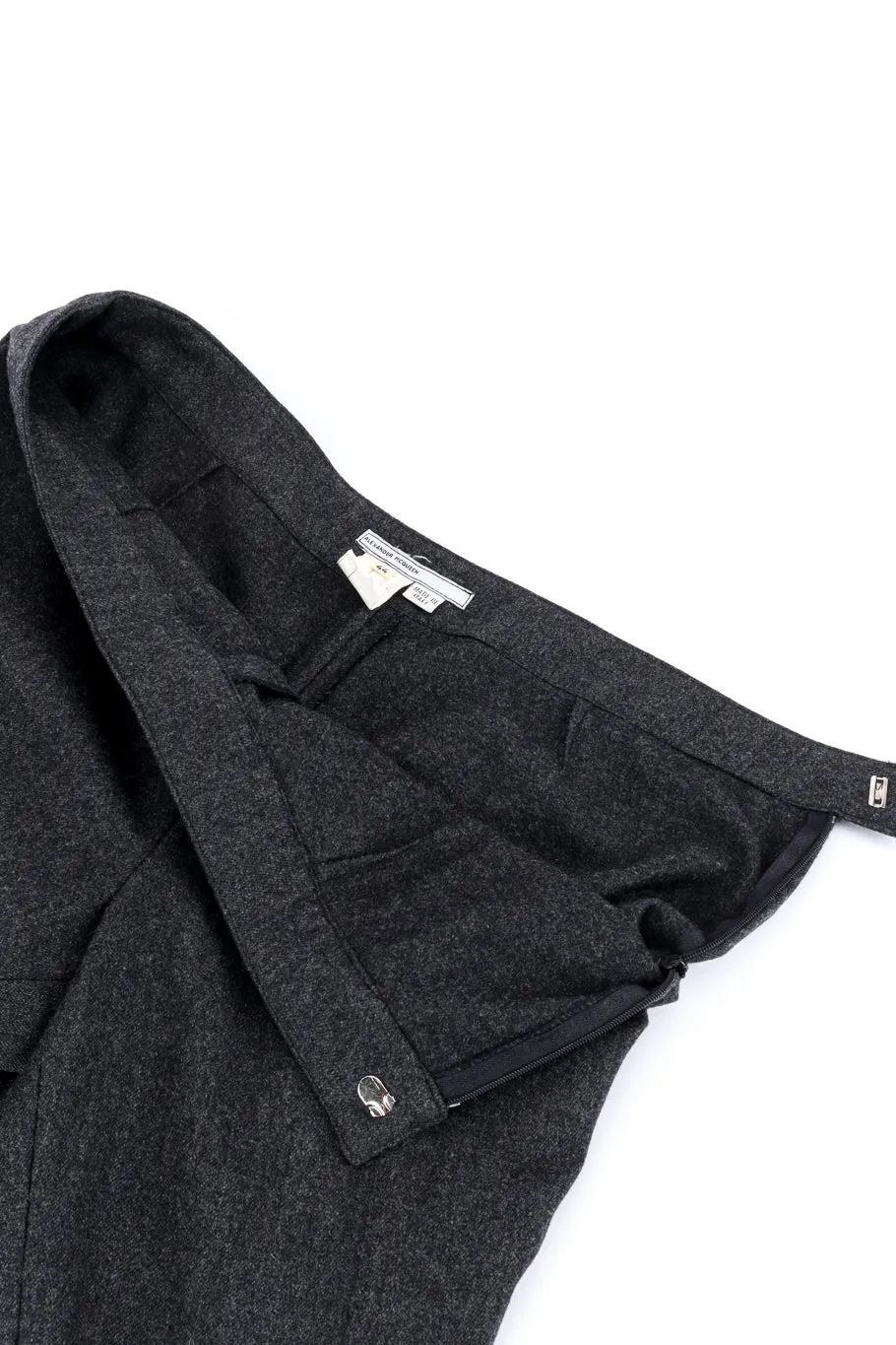 Wool Blend Western Pant