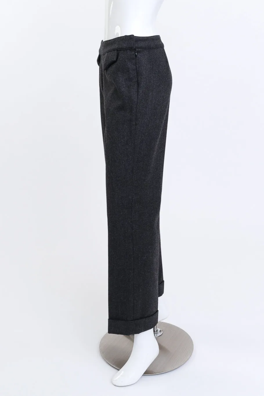 Wool Blend Western Pant