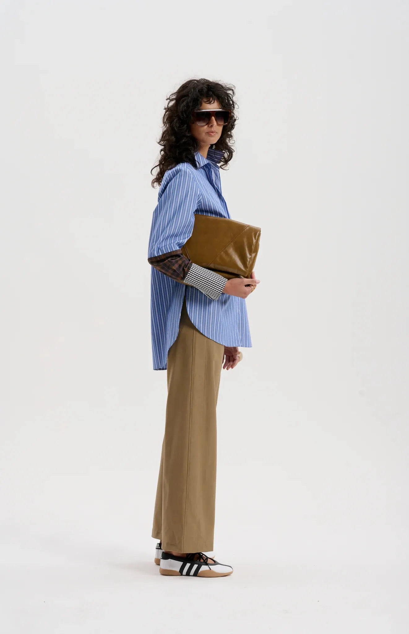 Worsted Merino Trouser | Pale Tobacco