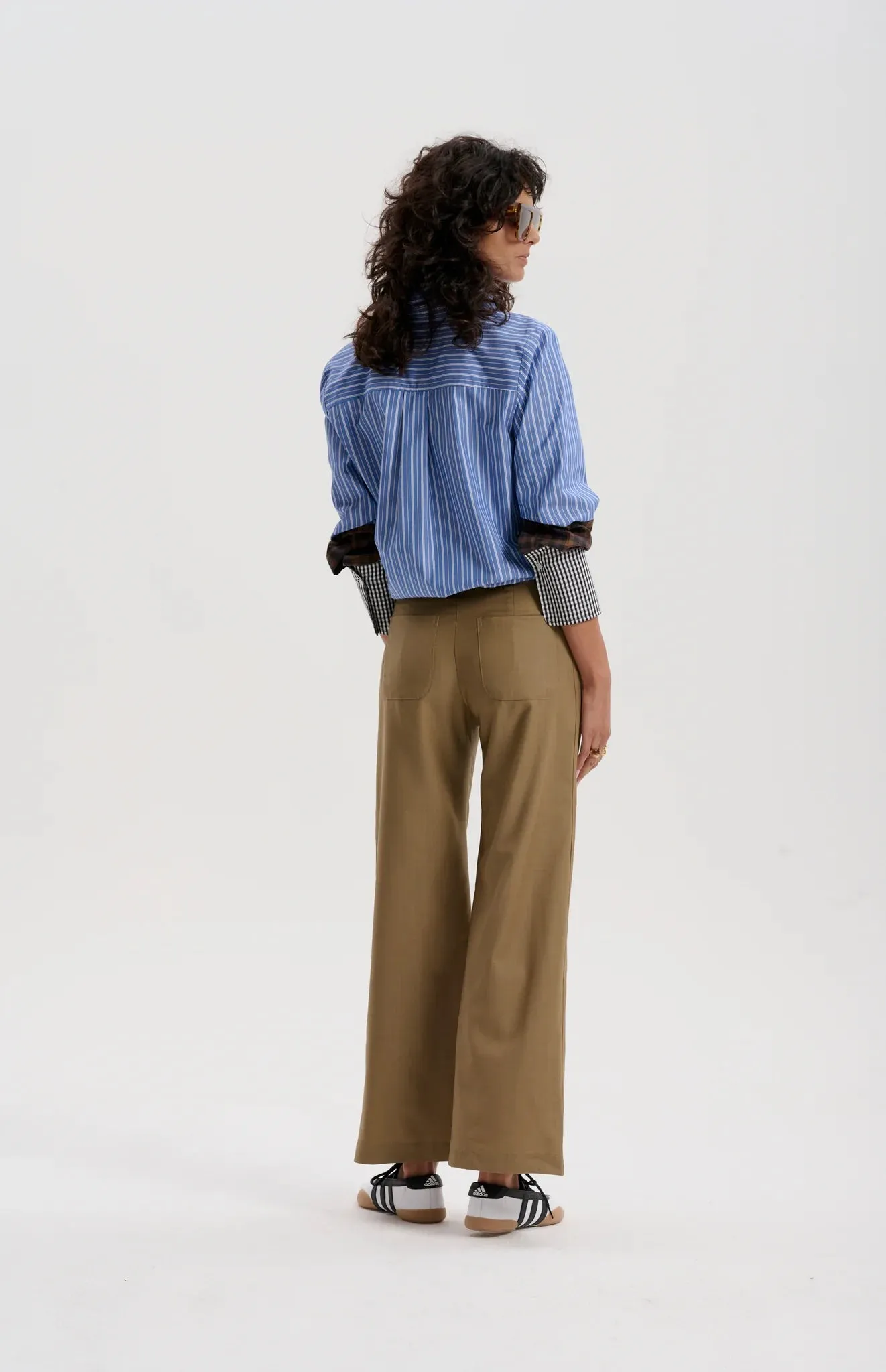 Worsted Merino Trouser | Pale Tobacco