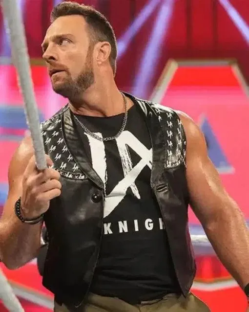WWE LA Knight Leather Vest