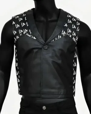 WWE LA Knight Leather Vest