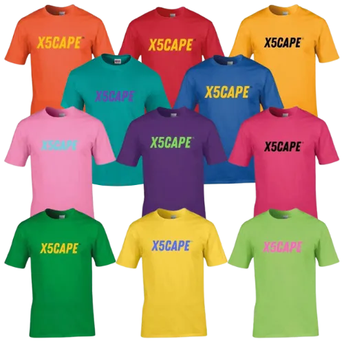 X5CAPE Custom T-Shirt - Bright Colours
