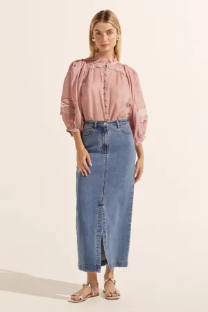 Zoe Kratzmann, Meridian Skirt | Mid Wash Denim
