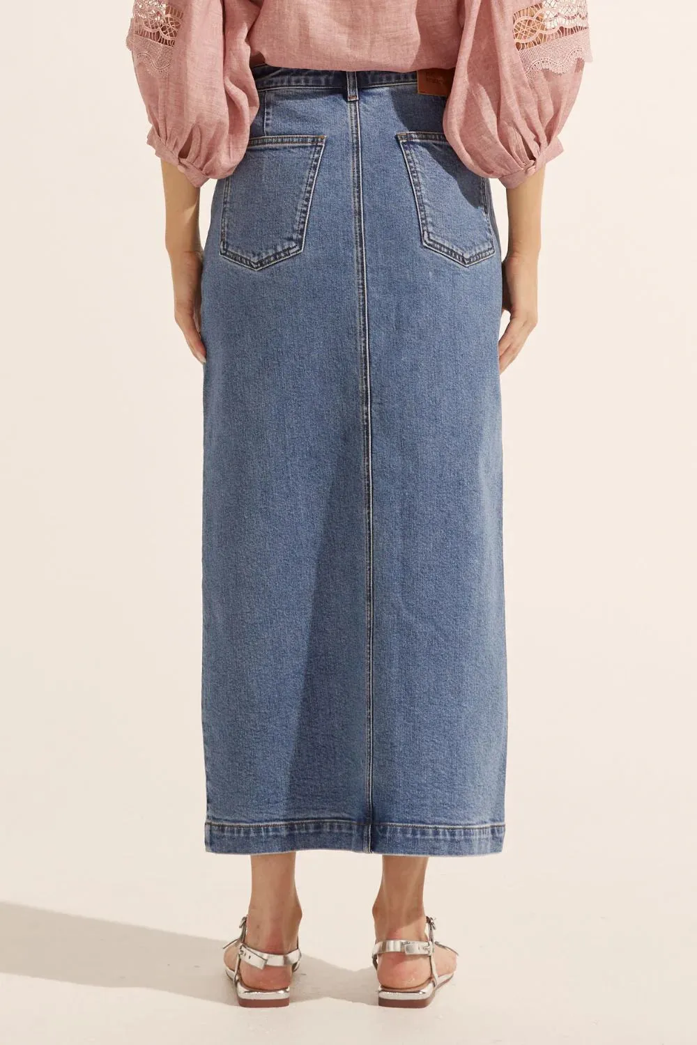 Zoe Kratzmann, Meridian Skirt | Mid Wash Denim